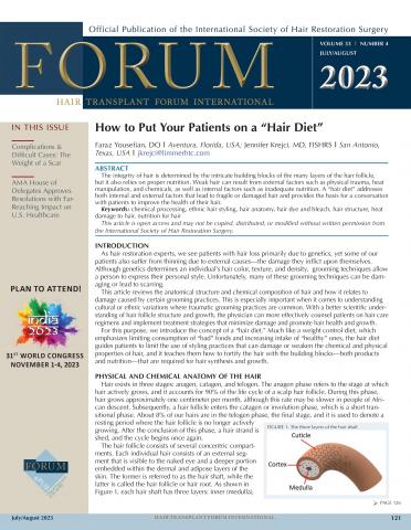 International Society of Hair Restoration Surgery: 33 (4)