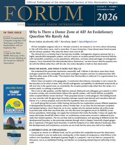 International Society of Hair Restoration Surgery: 36 (5)