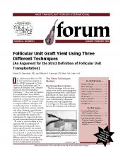 International Society of Hair Restoration Surgery: 11 (1)