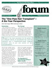 International Society of Hair Restoration Surgery: 12 (5)