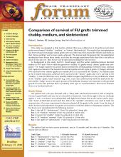 International Society of Hair Restoration Surgery: 20 (1)