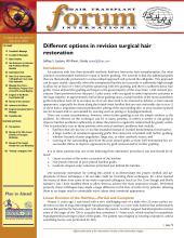 International Society of Hair Restoration Surgery: 20 (3)