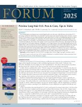 International Society of Hair Restoration Surgery: 35 (4)