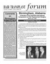 International Society of Hair Restoration Surgery: 4 (2)